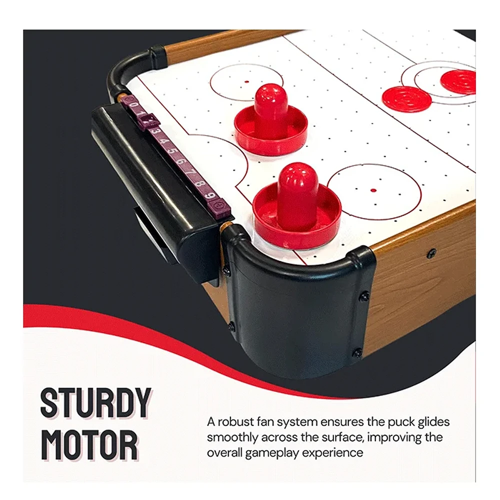 Air Hockey Wooden Medium (Style May Vary)