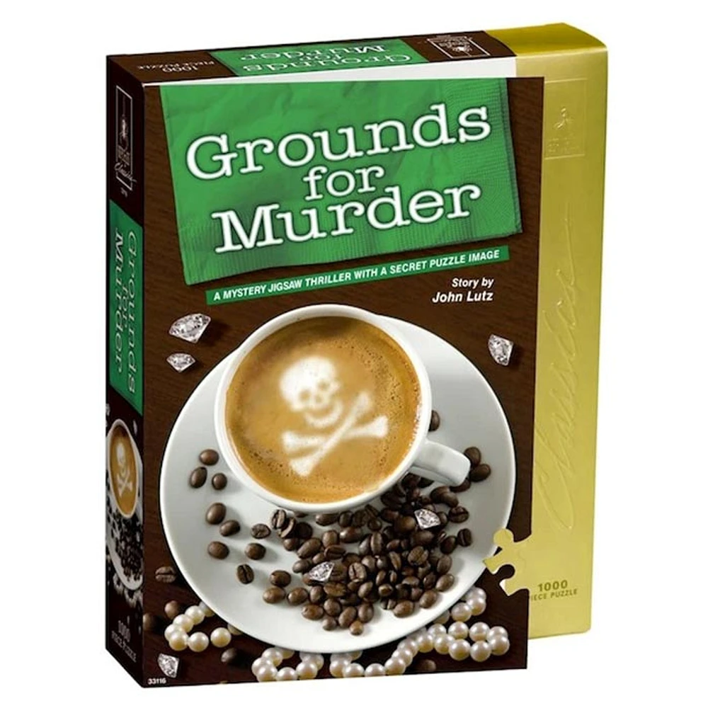 Grounds for Murder – A Thriller Jigsaw Puzzle 1000 pcs with a Secret Image