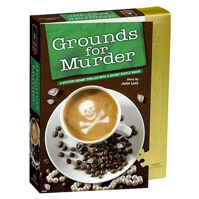 Grounds for Murder – A Thriller Jigsaw Puzzle 1000 pcs with a Secret Image