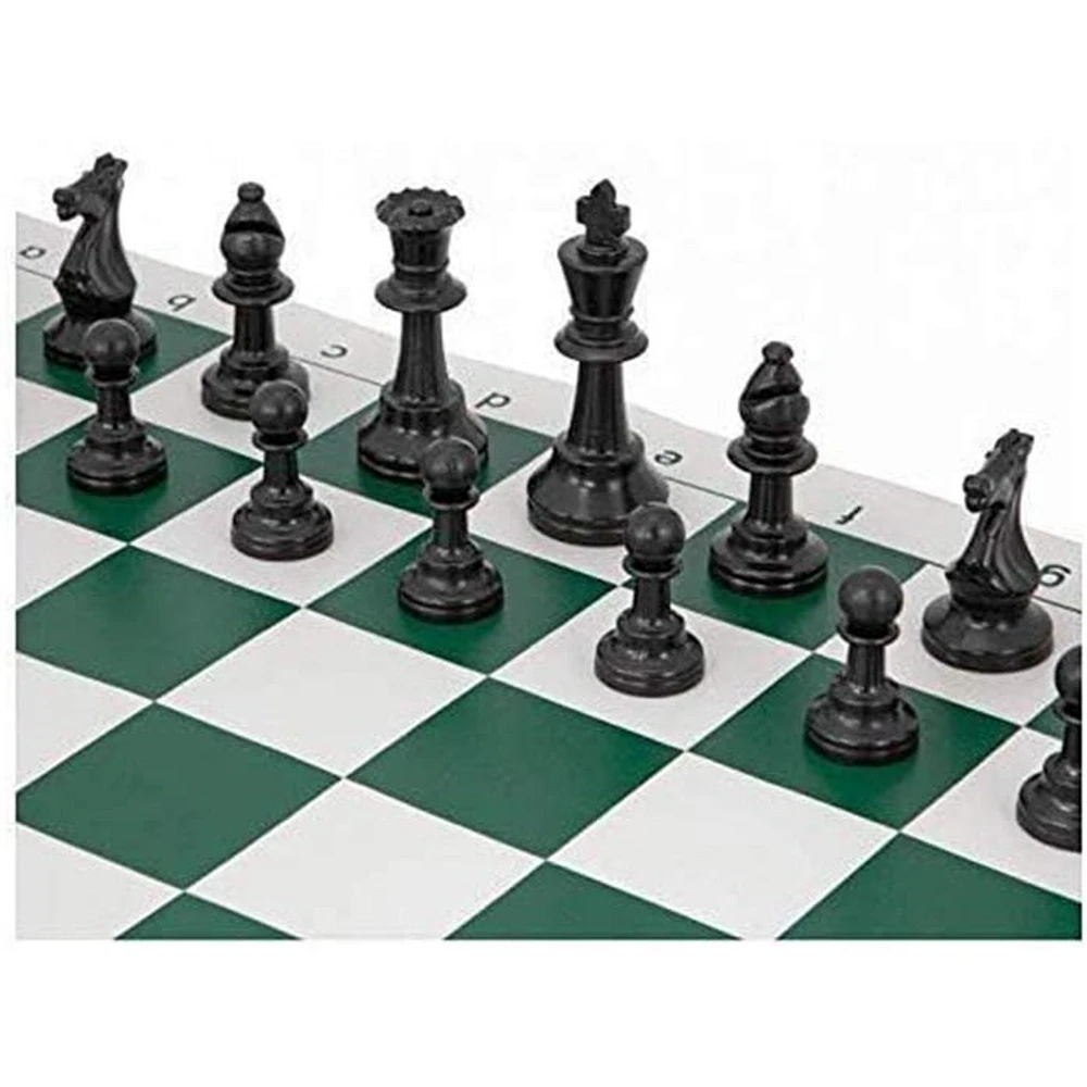 Chess Set in Tube, Portable Play-Anywhere Chess