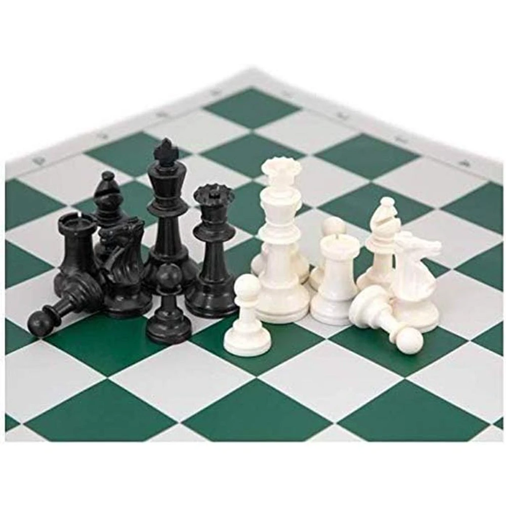 Chess Set in Tube, Portable Play-Anywhere Chess