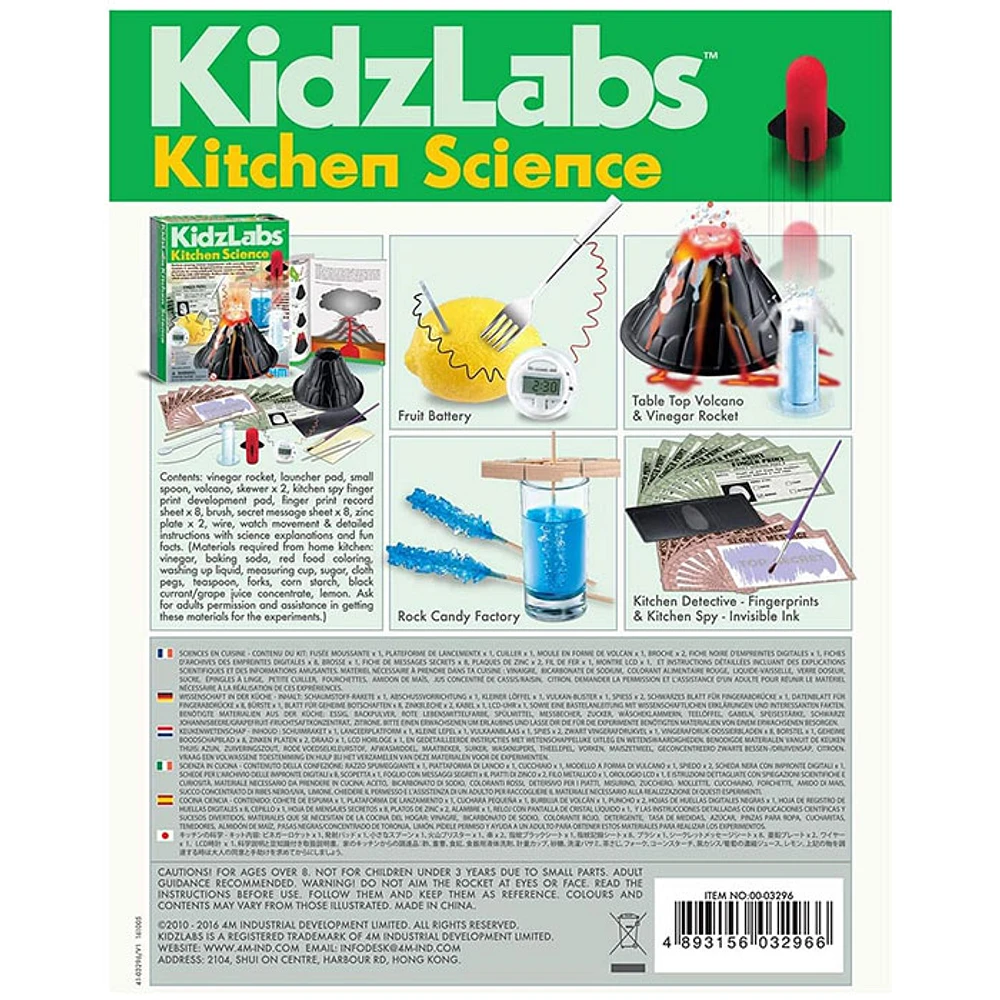 4M Kitchen Science Kidz Labs Science Kit