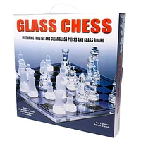 Chess Set Glass 35×35 cm