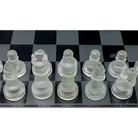 Chess Set Glass 35×35 cm