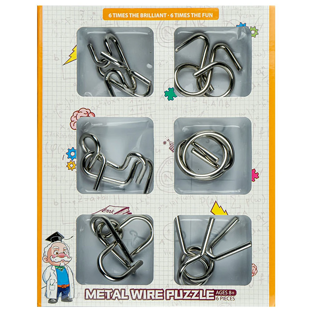 Twisted Wire Puzzle Set of 6