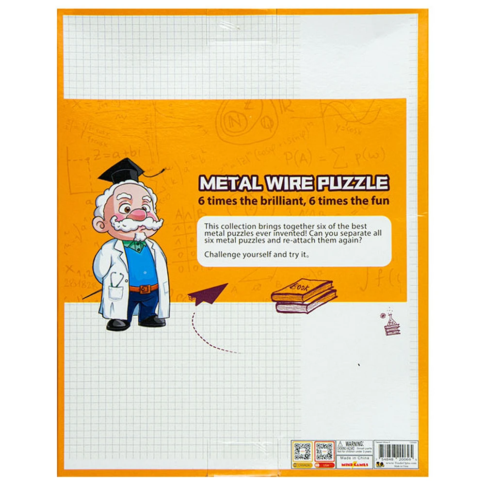 Twisted Wire Puzzle Set of 6