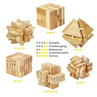 Bamboo Puzzle Brain Teasers Puzzles (Random Pick)