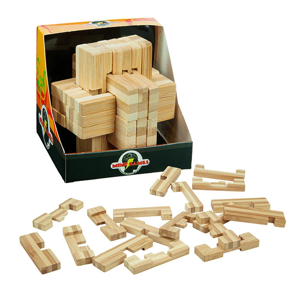 Bamboo Puzzle Brain Teasers Puzzles (Random Pick)