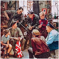 Saturday Evening Post –  Norman Rockwell – Homecoming Marine 1000 Pieces Jigsaw Puzzle