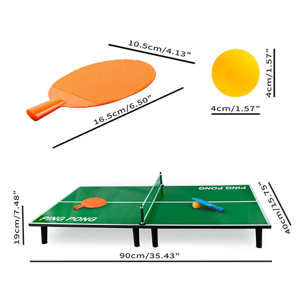 Table Tennis 80 X 40 Cm (Style May Vary)