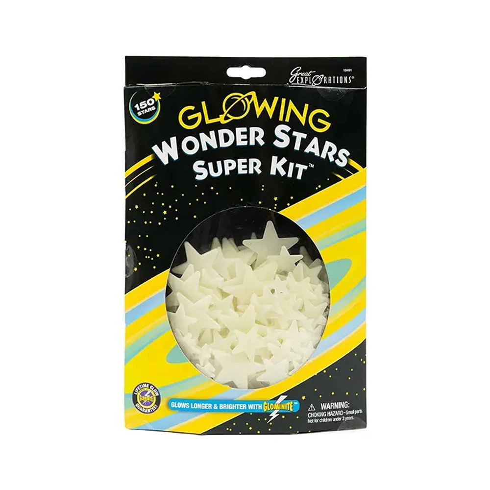 Wonder Glow in the Dark Stars Super Kit 150 pcs