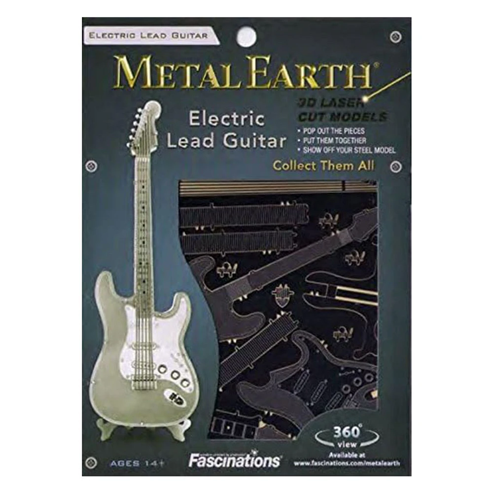 Metal Earth Electric Lead Guitar 3D Model Kit