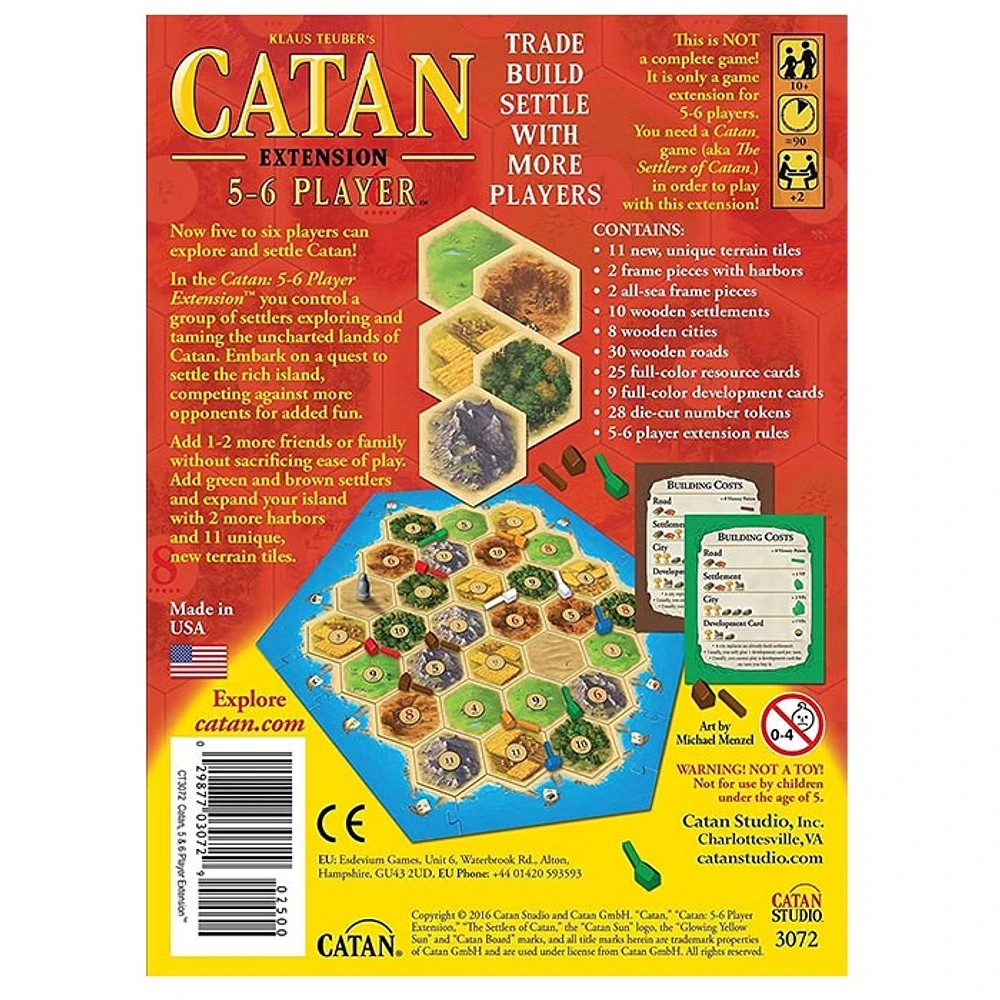 Settlers of Catan 5th Edition 5-6 Player Extension