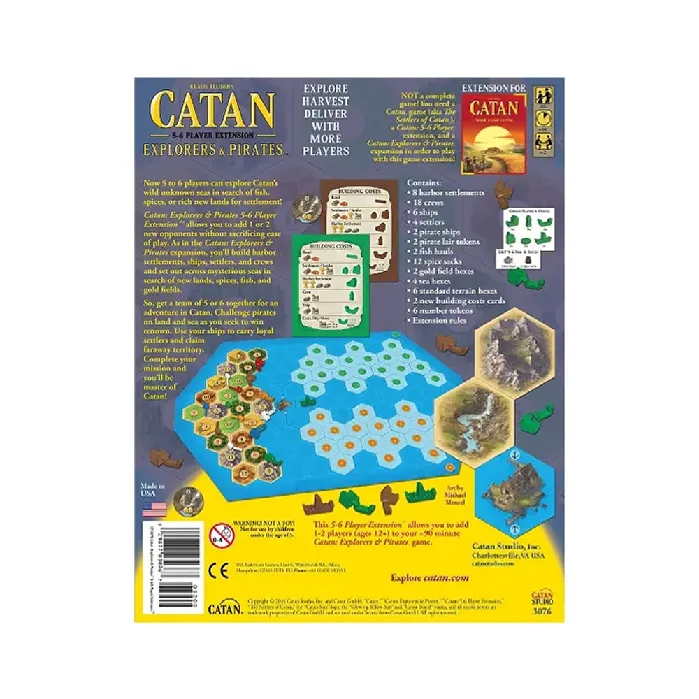 Catan Explorers & Pirates 5-6 Players Extension