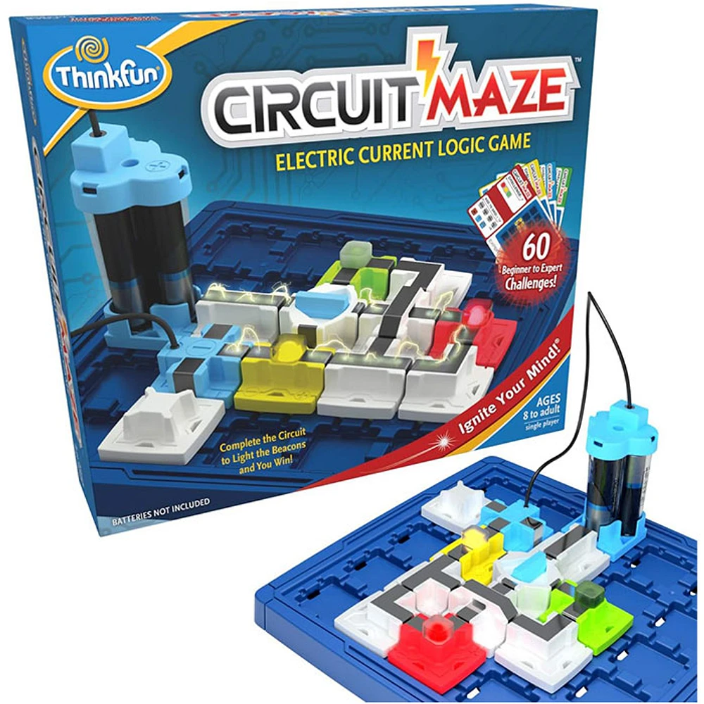 ThinkFun Circuit Maze Electric Current Brain Game and STEM