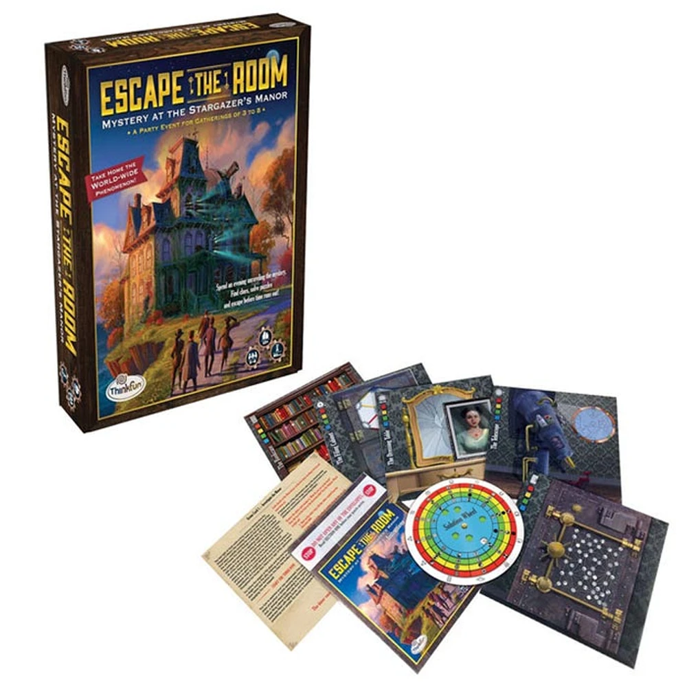 ThinkFun Escape The Room Stargazer’s Manor Board Game