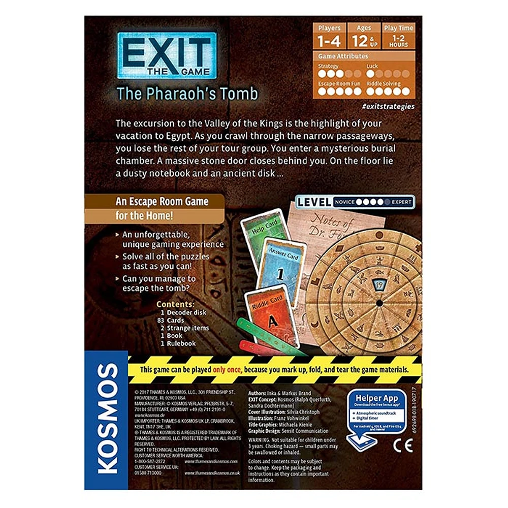 Exit: The Pharaoh’s Tomb