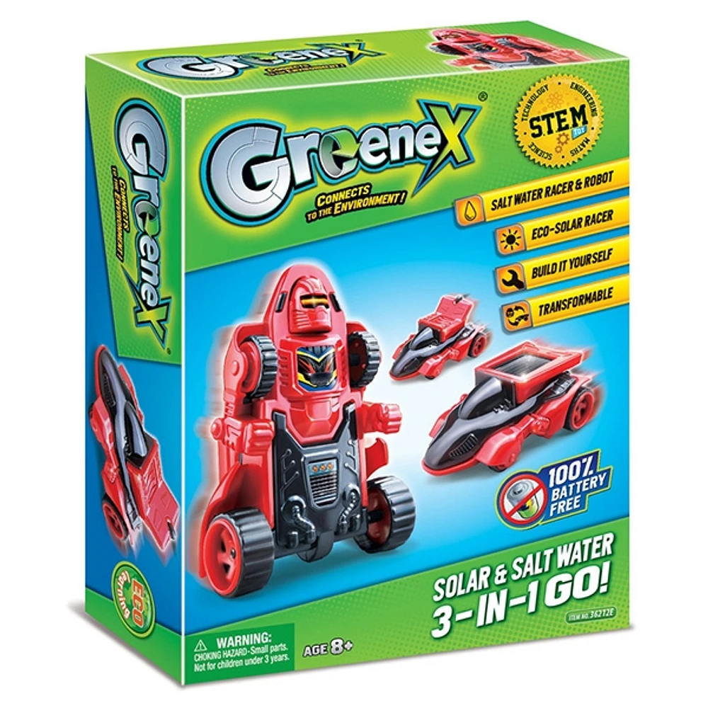 Greenex: Solar & Salt Water 3-In-1 Go Science Kit