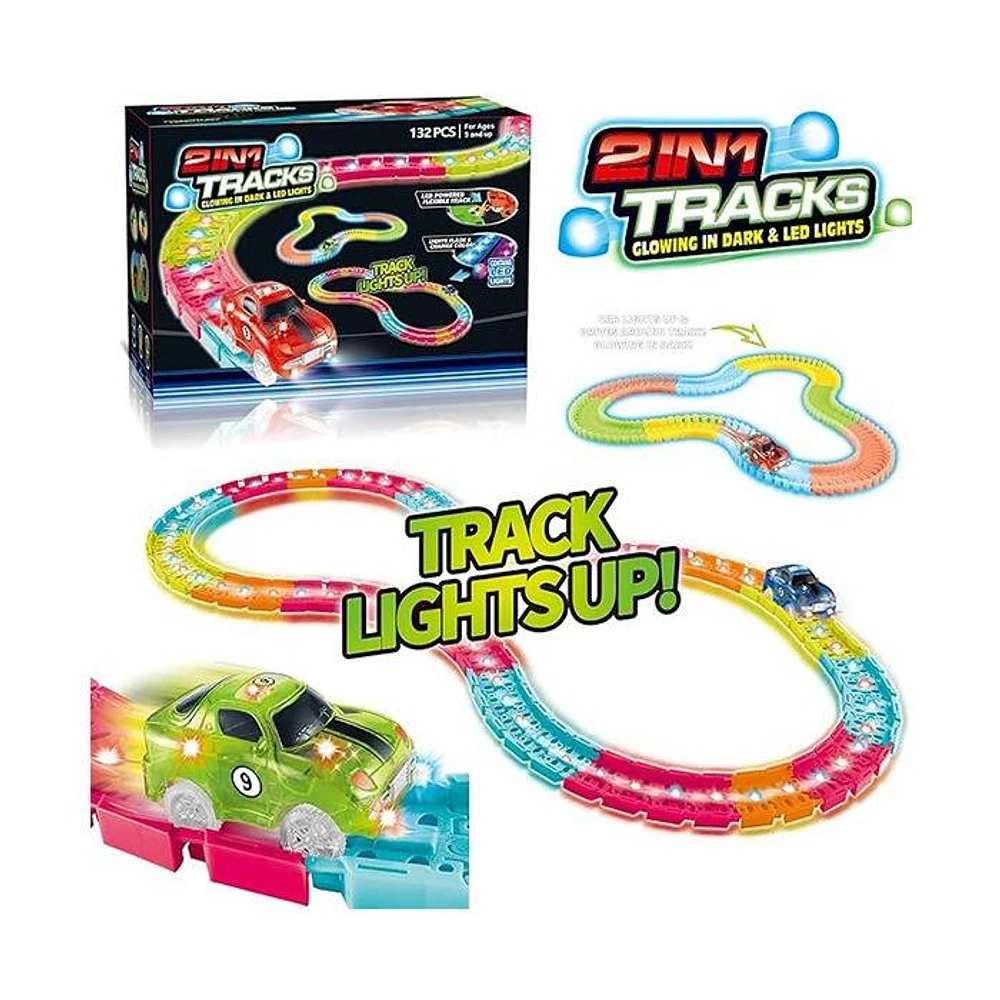 132 Pieces LED Magic Tracks