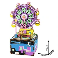 3D Wooden Puzzle Music Box Ferris Wheel