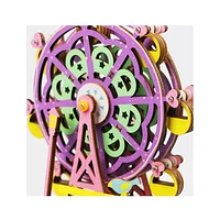 3D Wooden Puzzle Music Box Ferris Wheel