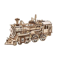 3D Wooden Puzzle – Wind Up Train Locomotive