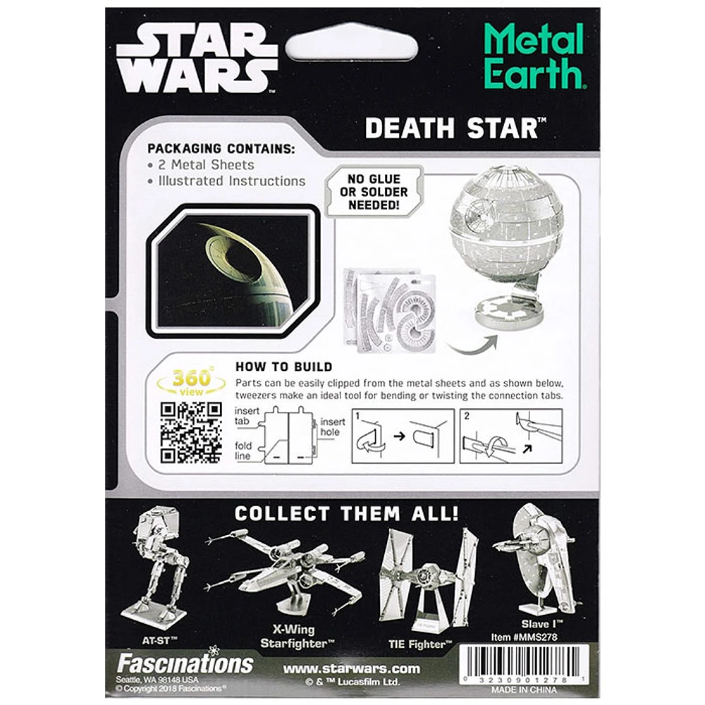 Star Wars Death Star 3D Metal Earth Model