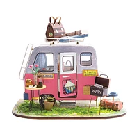 3D Wooden Puzzle – Happy Camper Trailer