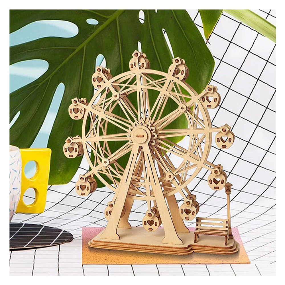 3D Wooden Puzzle – Ferris Wheel