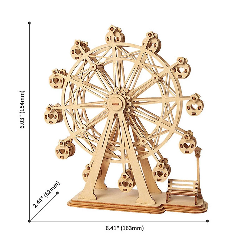 3D Wooden Puzzle – Ferris Wheel