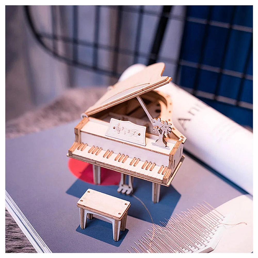 3D Wooden Puzzle – Grand Piano