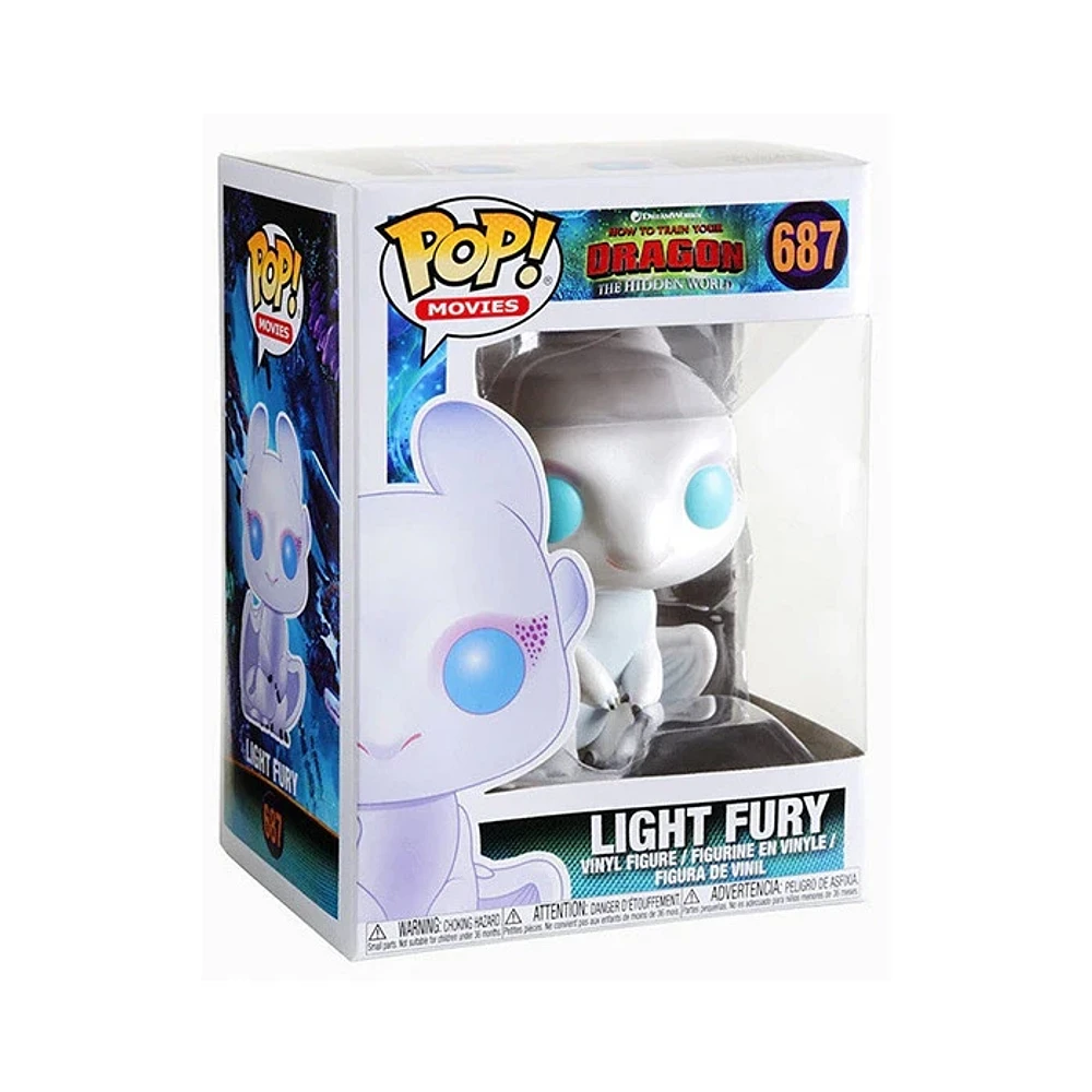 Pop Movies: How to Train Your Dragon 3 – Light Fury Vinyl Figure