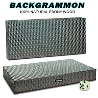 Backgammon Dark Wood 17 Inch