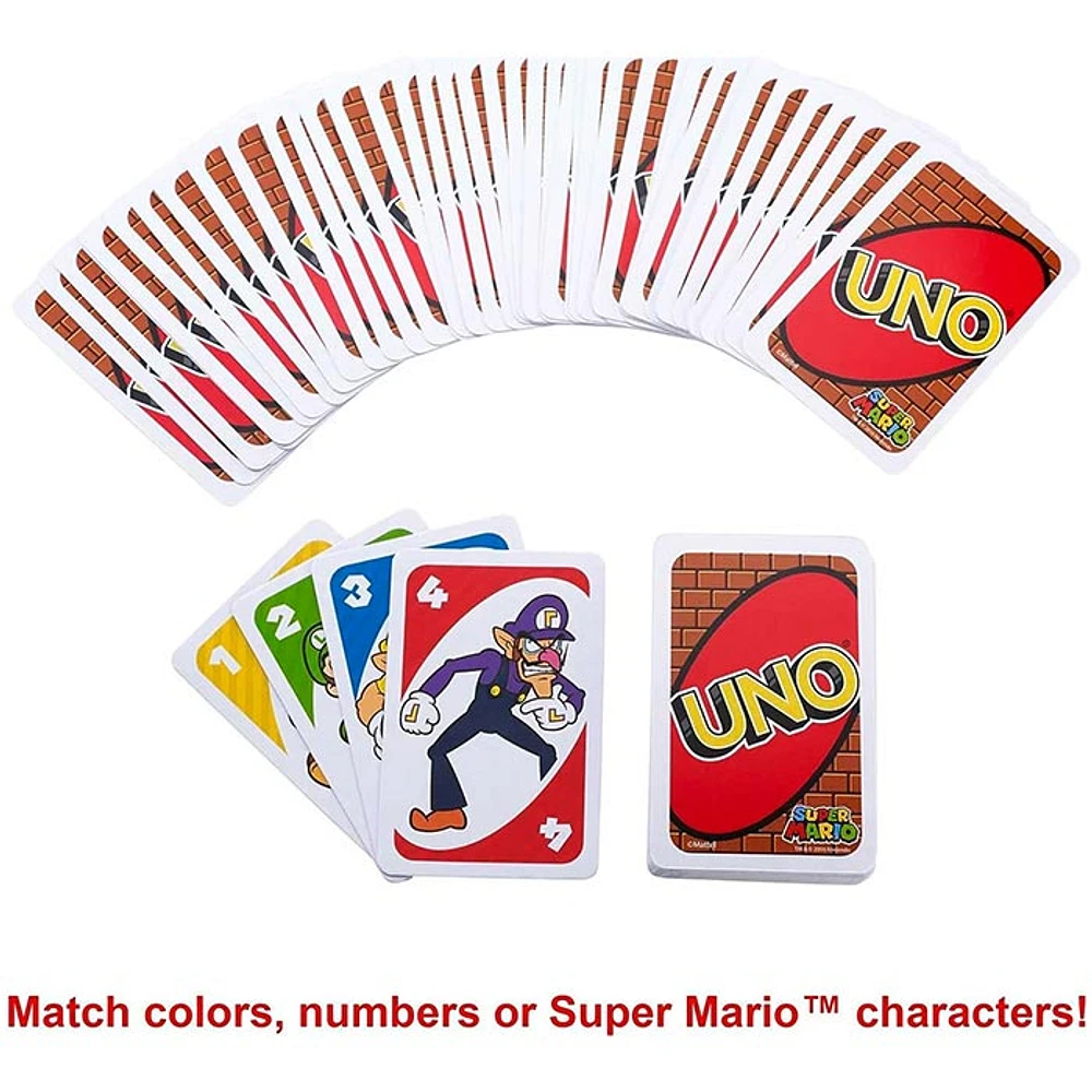 UNO Super Mario Card Game