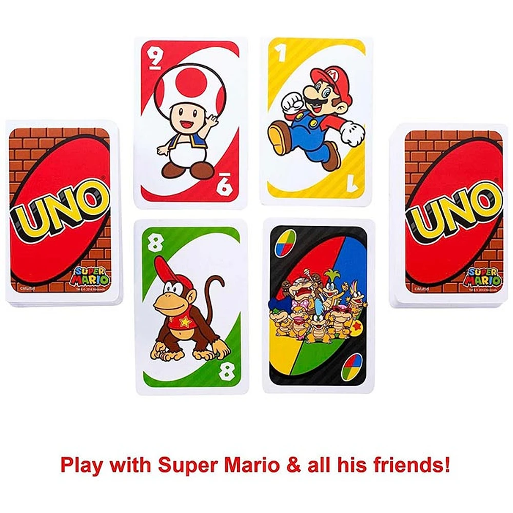 UNO Super Mario Card Game