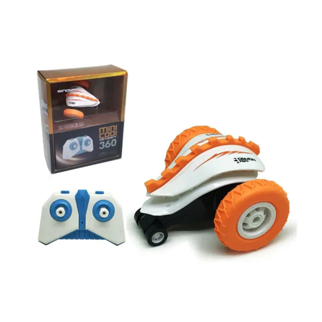 Mind Games Demon Fish Mini Rc Stunt Car 4WD, Blue/Orange Assortment, 2.4Ghz