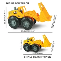 Tradeopia Beach Truck Bulldozer Engineering Series