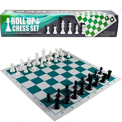 Roll Up Chess Set, Executive Edition, 51x51cm