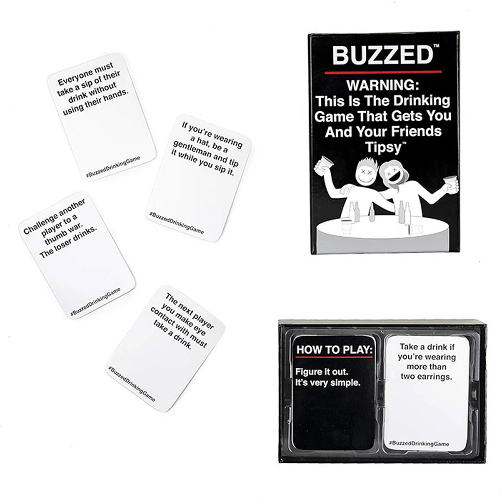 Buzzed – This is The Drinking Game That Gets You and Your Friends Tipsy!