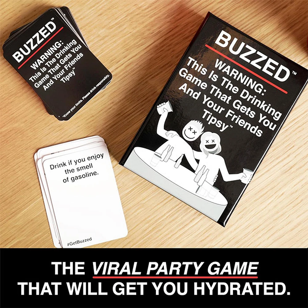 Buzzed – This is The Drinking Game That Gets You and Your Friends Tipsy!