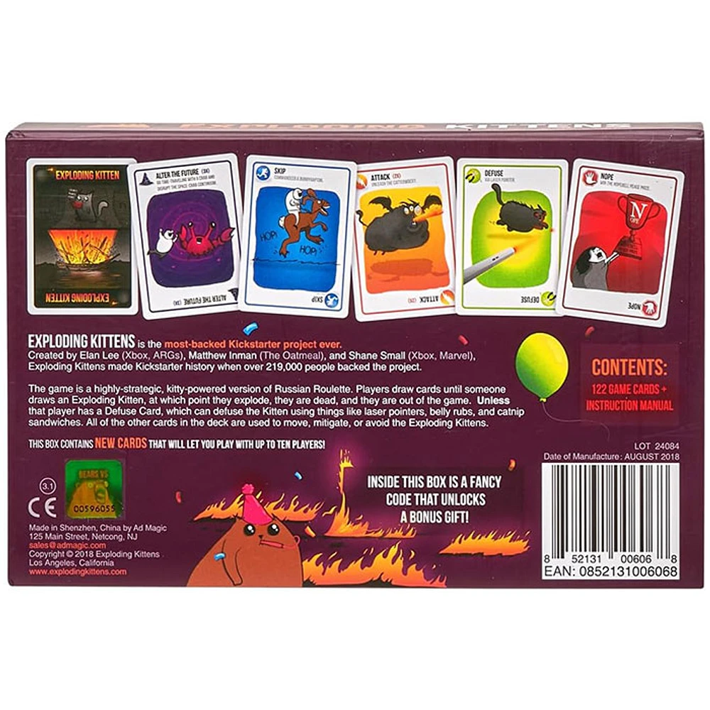 Exploding Kittens Party – A Russian Roulette Card Game