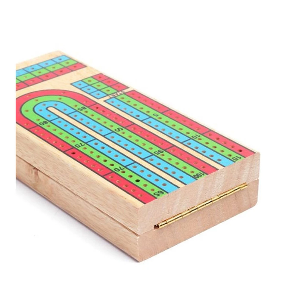 Cribbage Folding Wooden Board Games