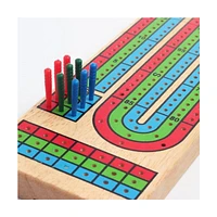 Cribbage Folding Wooden Board Games