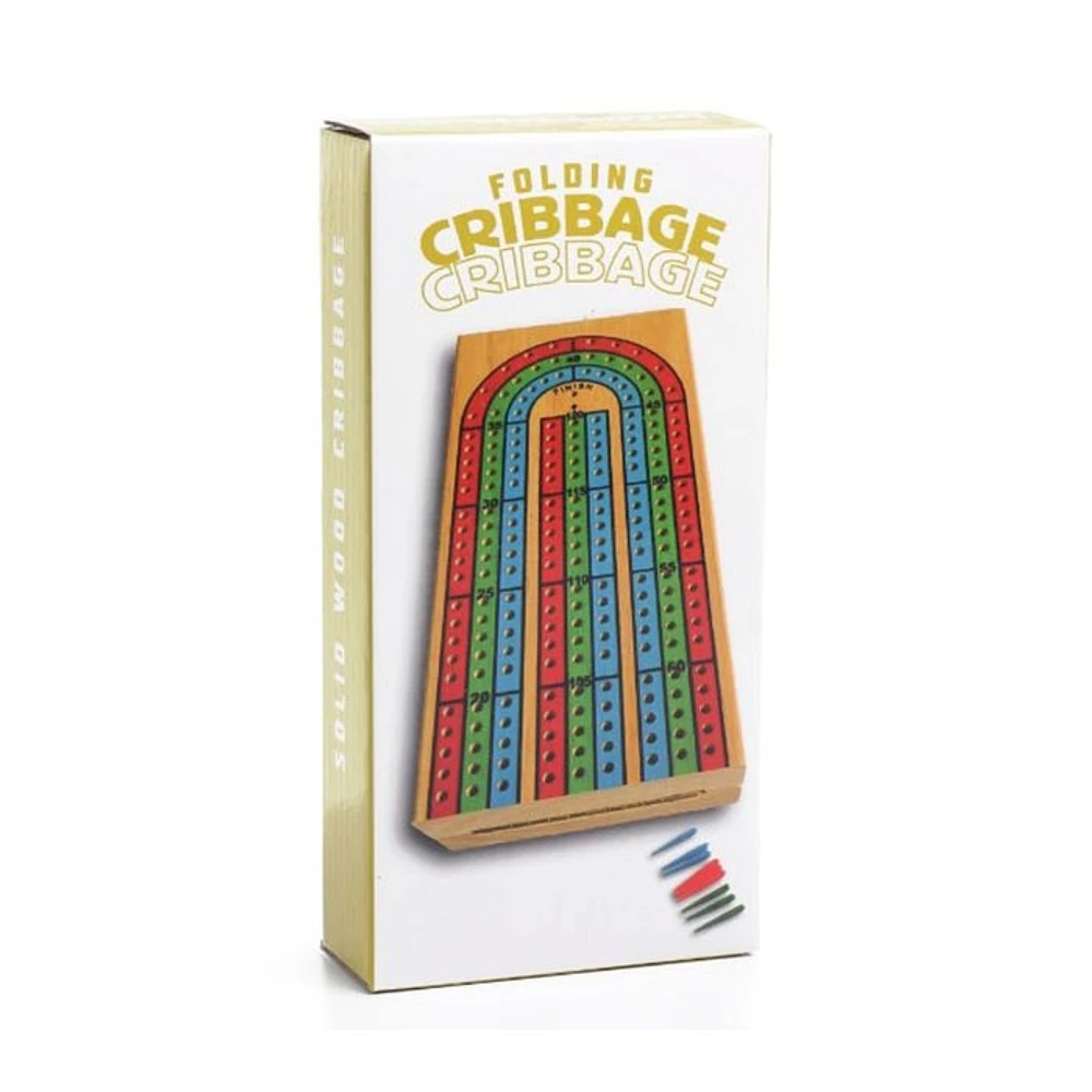 Cribbage Folding Wooden Board Games