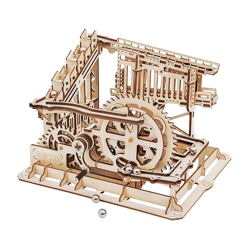 3D Wooden Puzzle Mechanical Marble Squad