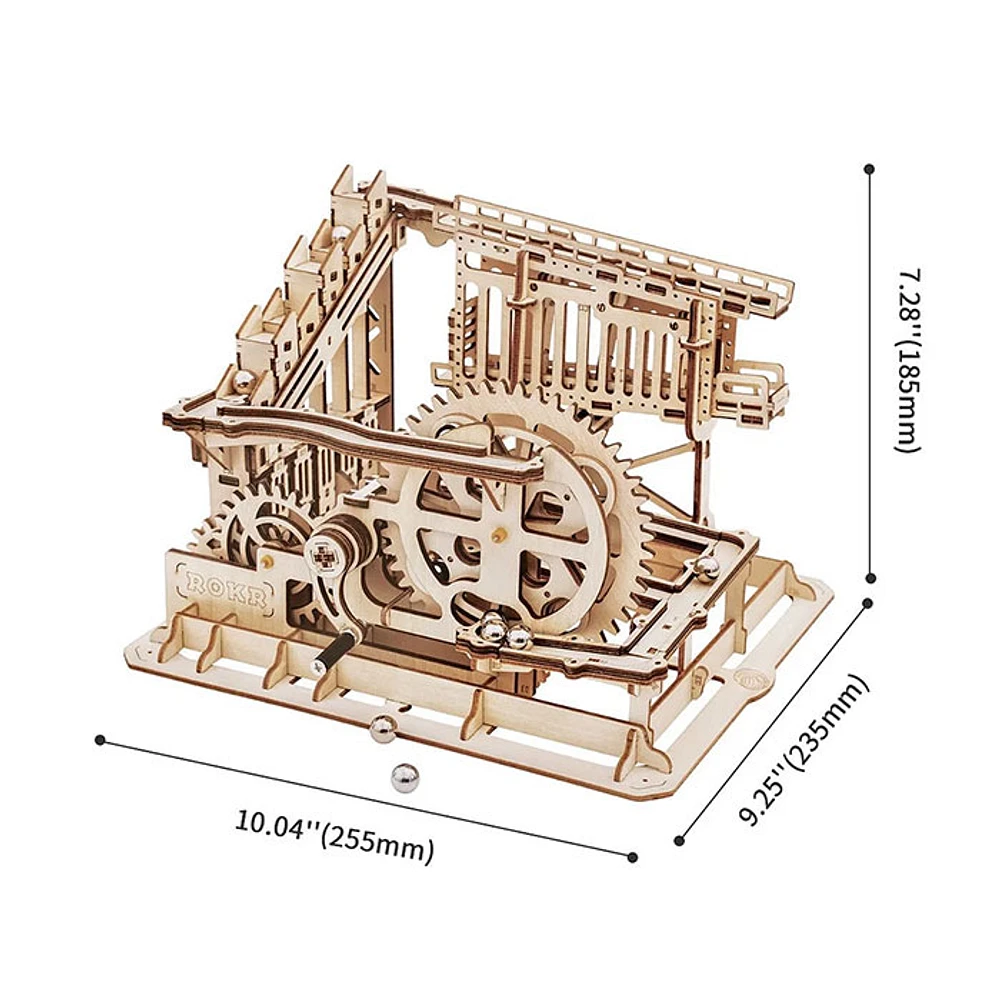 3D Wooden Puzzle Mechanical Marble Squad