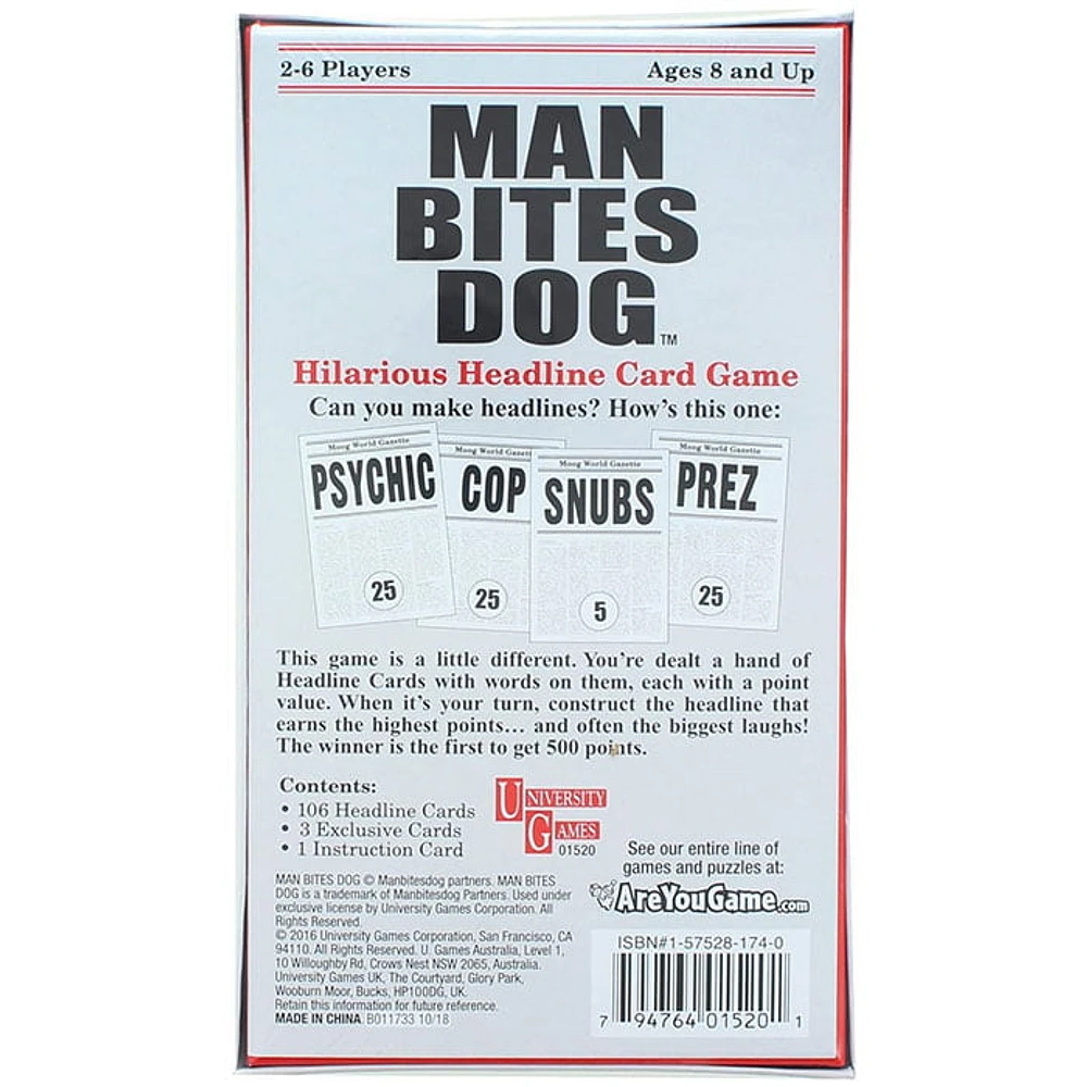 Man Bites Dog Card Game