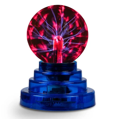 Purple Plasma Electric Nebula Lightening Ball and Touch Sensitive 3.5 Inch