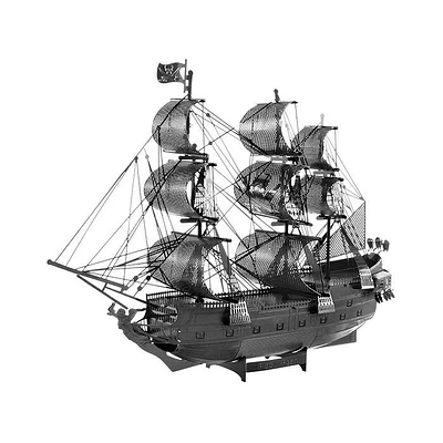 Fascinations ICONX Black Pearl Ship Black Version 3D Metal Model Kit