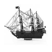 Fascinations ICONX Black Pearl Ship Black Version 3D Metal Model Kit